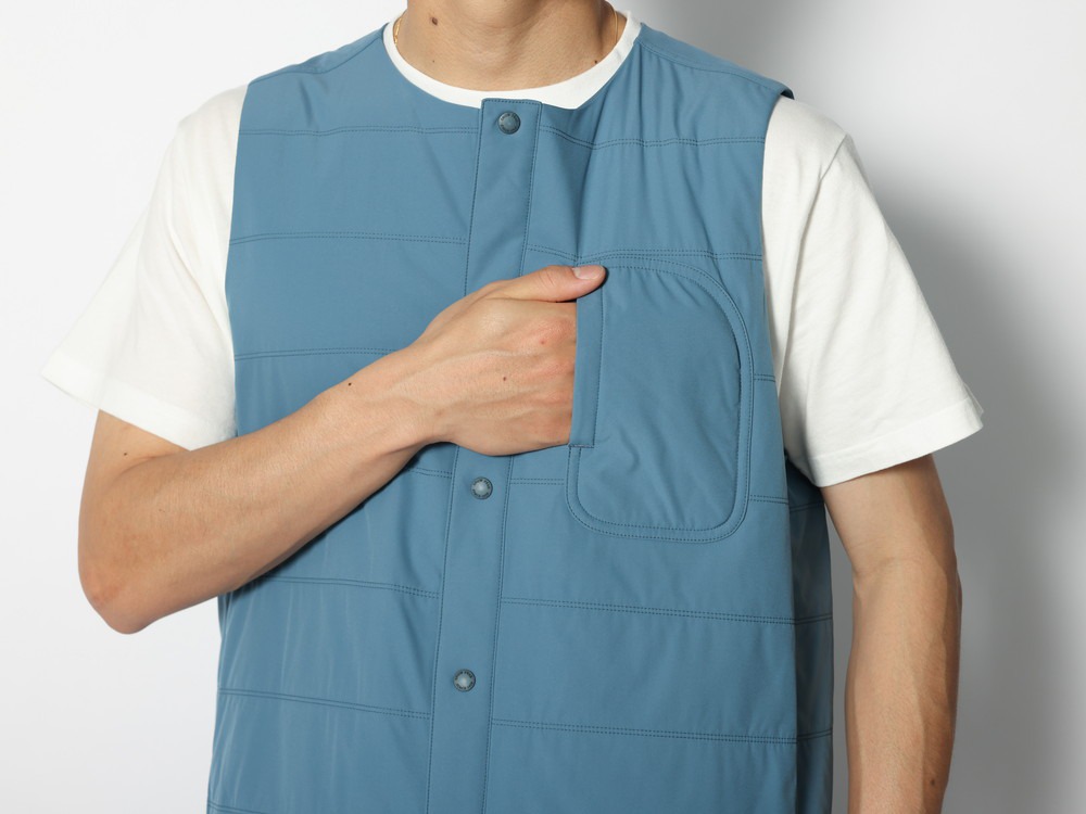 Flexible Insulated Vest M Lightblue