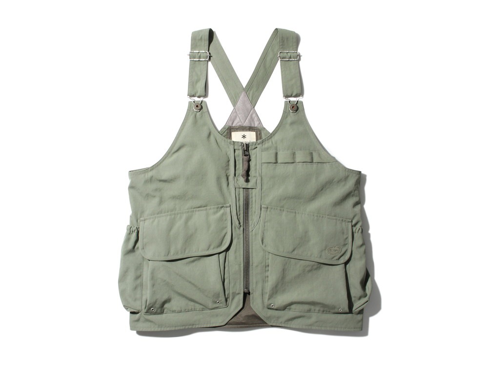 TAKIBI Weather Cloth Vest S Foliage(JK-24SU10202FG) | TAKIBI ...