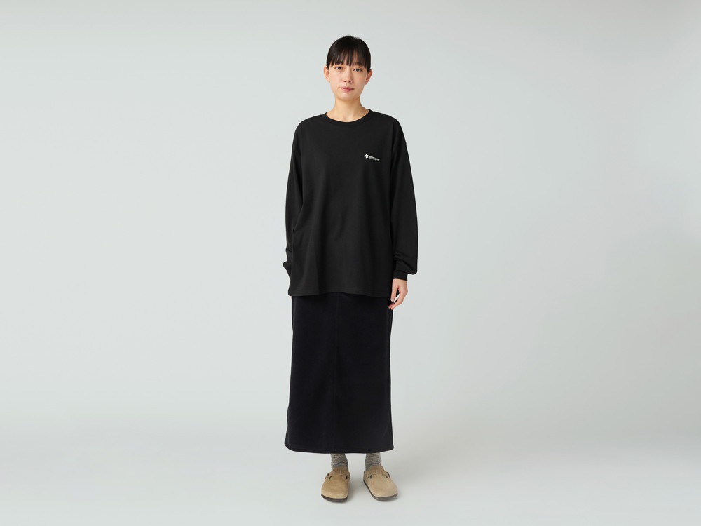 【先行予約商品】Soft Cotton Relaxed Logo L/S T-Shirt 1 OFF WHITE