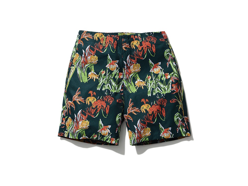 Printed Quick Dry Shorts M Green(PA-21SU01503GR) | ショートパンツ