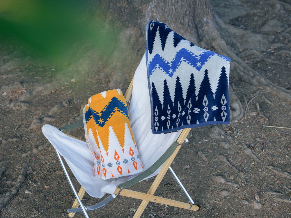 Snow Peak × Pendleton Towel Blanket One OATMEAL