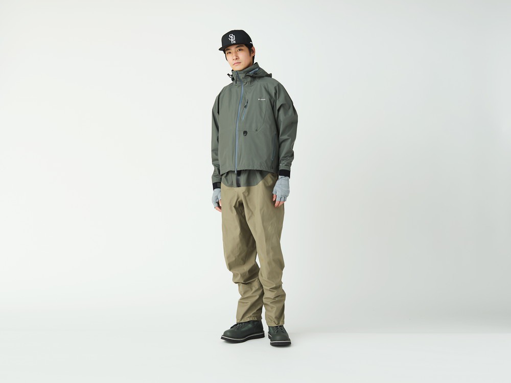GORE-TEX Lightweight Rain Wading Jacket S DARK OLIVE