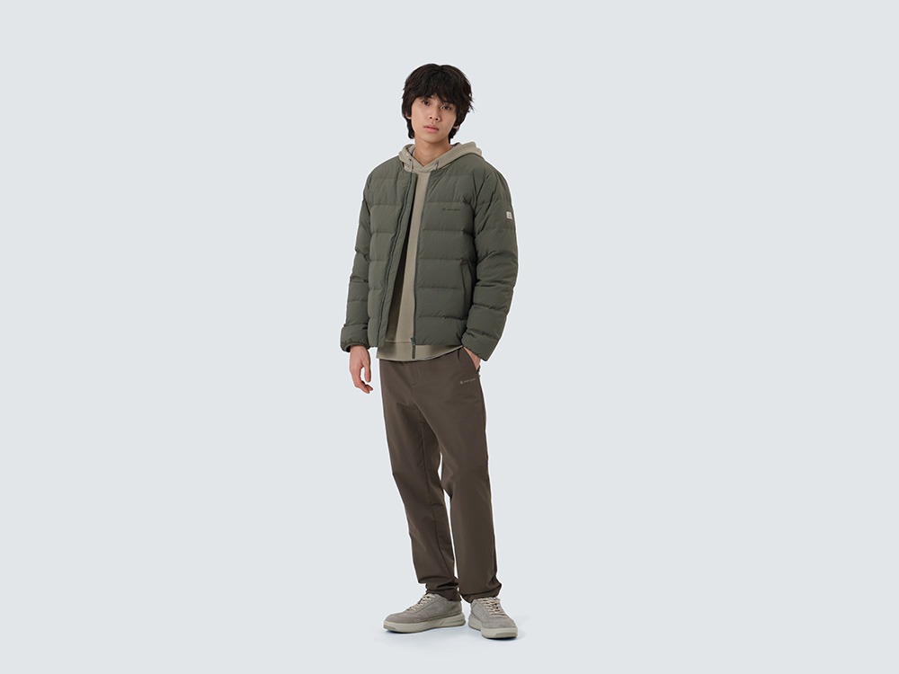 Land Lightweight Down Jacket M KHAKI