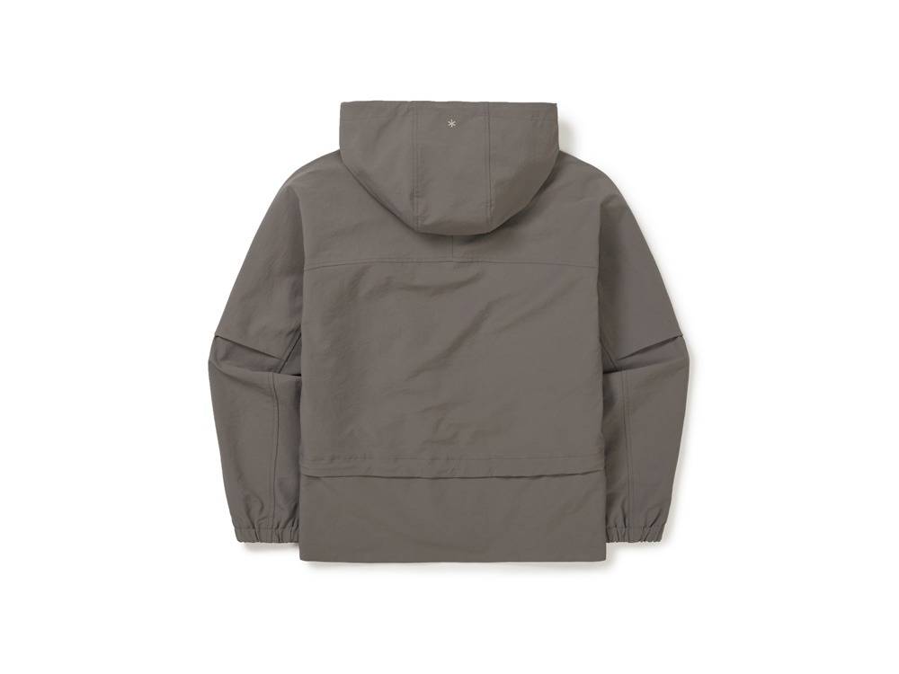 Polywasher Women's Hood Windbreaker S DARK KHAKI