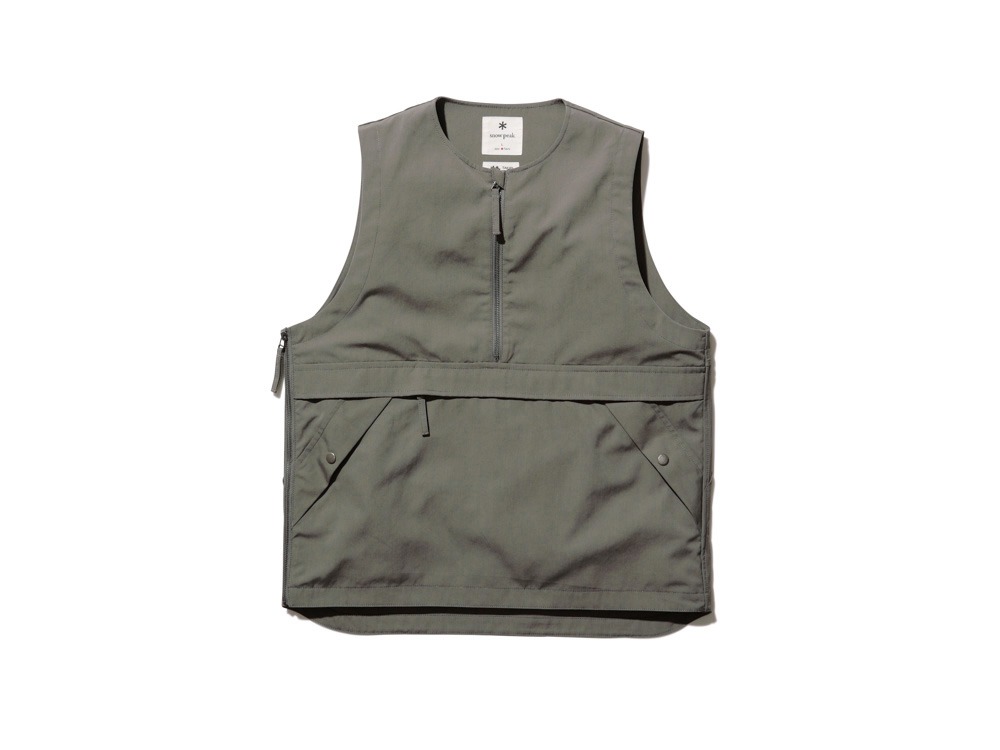 TAKIBI Weather Cloth Vest L Khaki