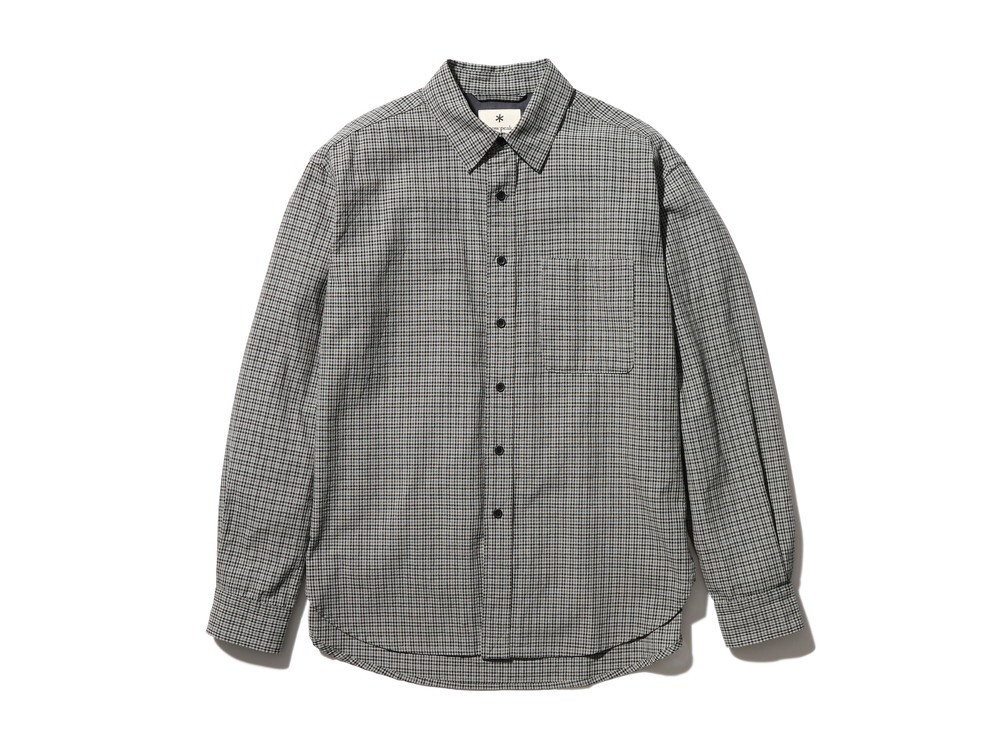 Niigata Made check Shirt S Grey