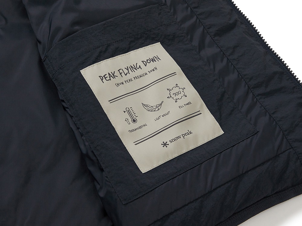 Land Lightweight Down Vest M DARK NAVY