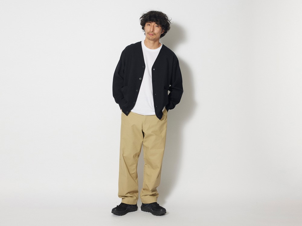 Co/Pe Knit Cardigan 1 Black