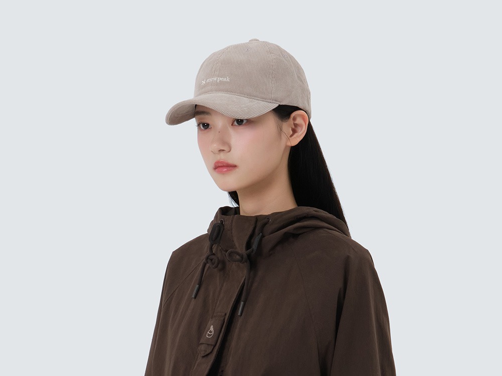 Corduroy Ball Cap M FOG GREY