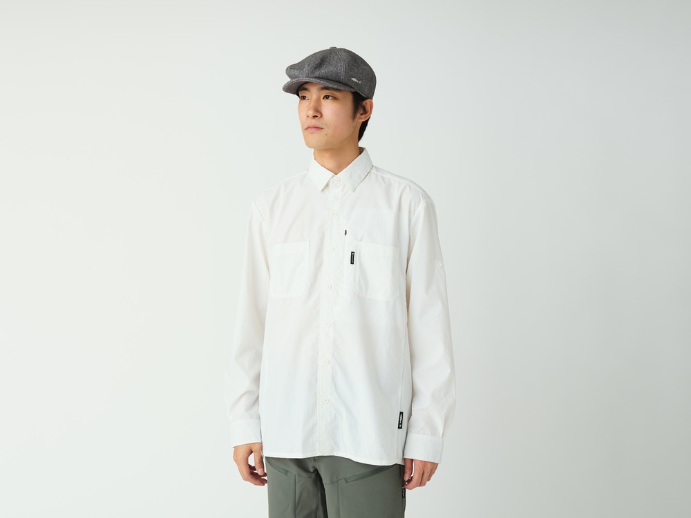 Utility Field Long Sleeve Stretch Dry Shirt S WHITE