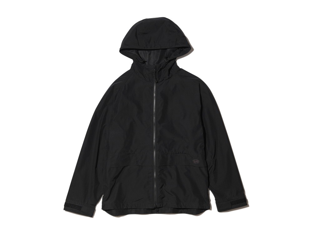 Light Mountain Cloth Zip Up Parka M Black(JK-24SU10403BK