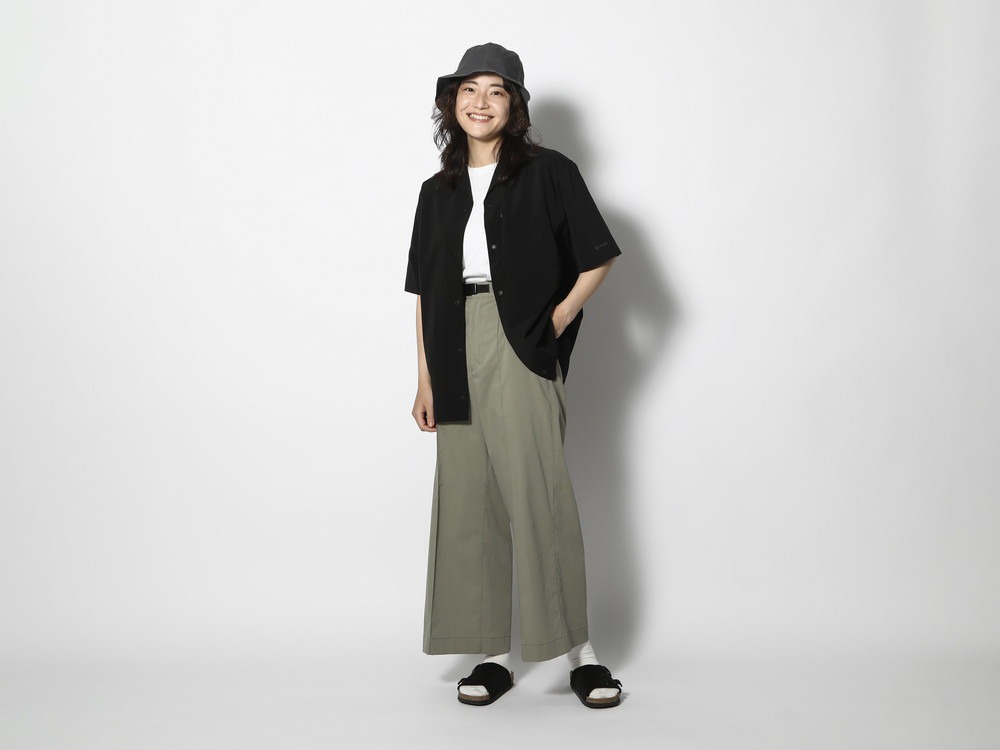 FR Stretch Wide-Leg Pants 4 Beige