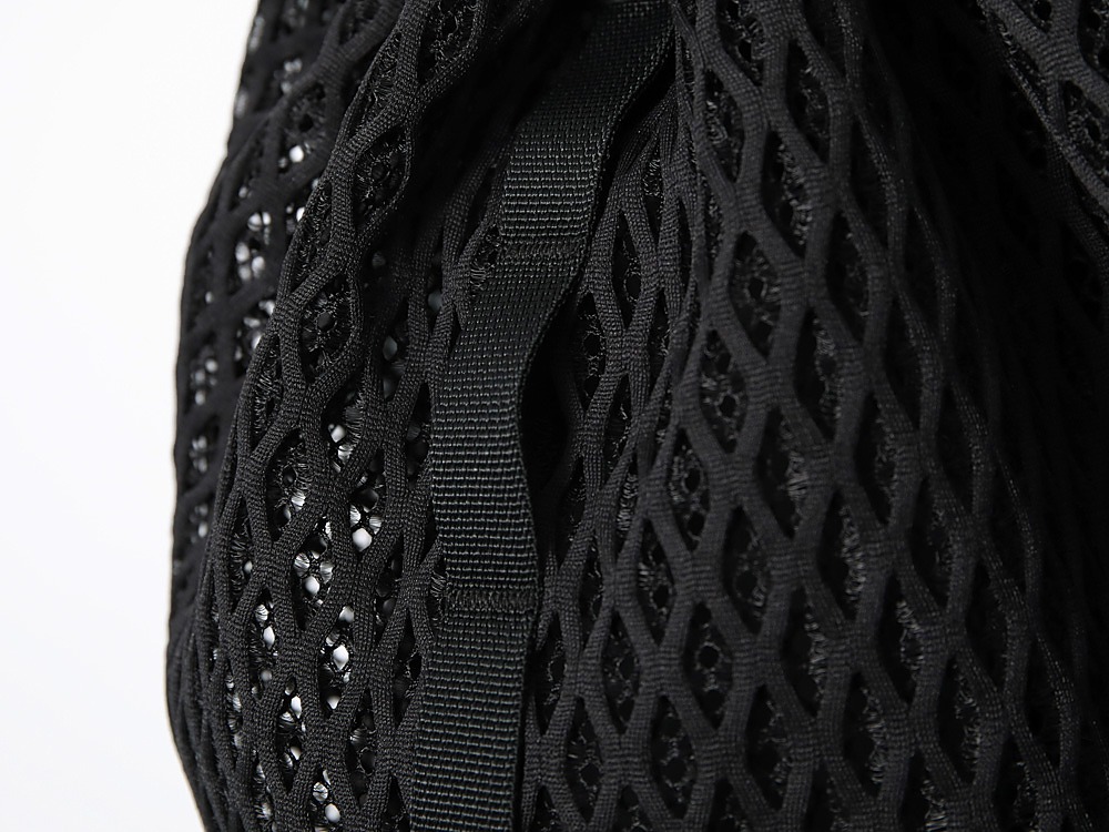 Double Face Mesh Shoulder Bag One Black