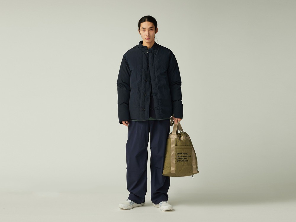 Garment Dyed Down Jacket S NAVY