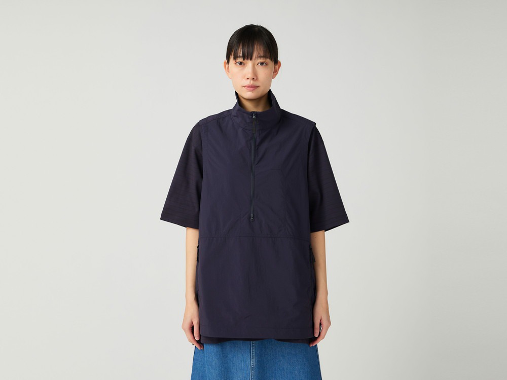 【先行予約商品】Nylon Tussah Utility Storage Vest S BLACK