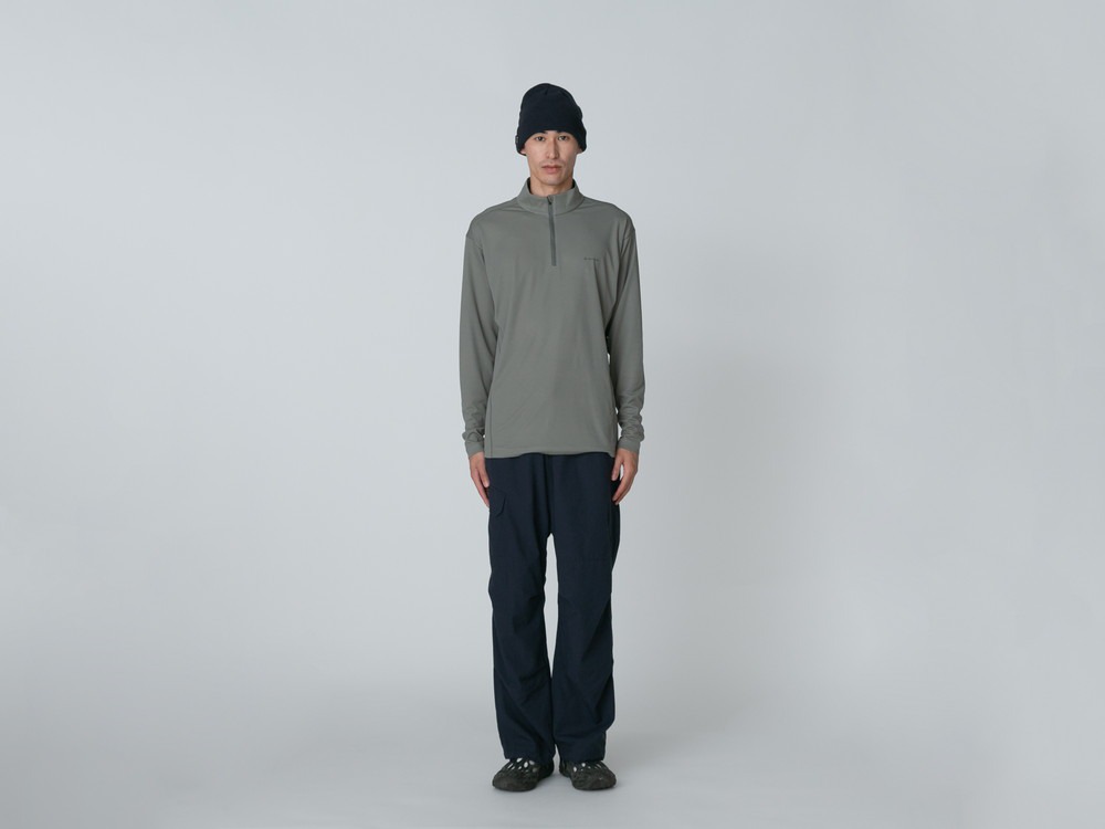 Pe Power Dry Half Zip Pullover M BLACK