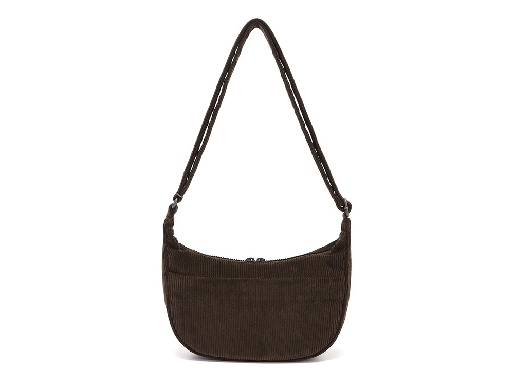 Corduroy Small Hobo Bag One CHOCO BROWN