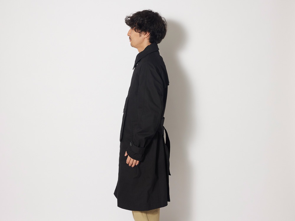 TAKIBI Chino Trench Coat 1 Black