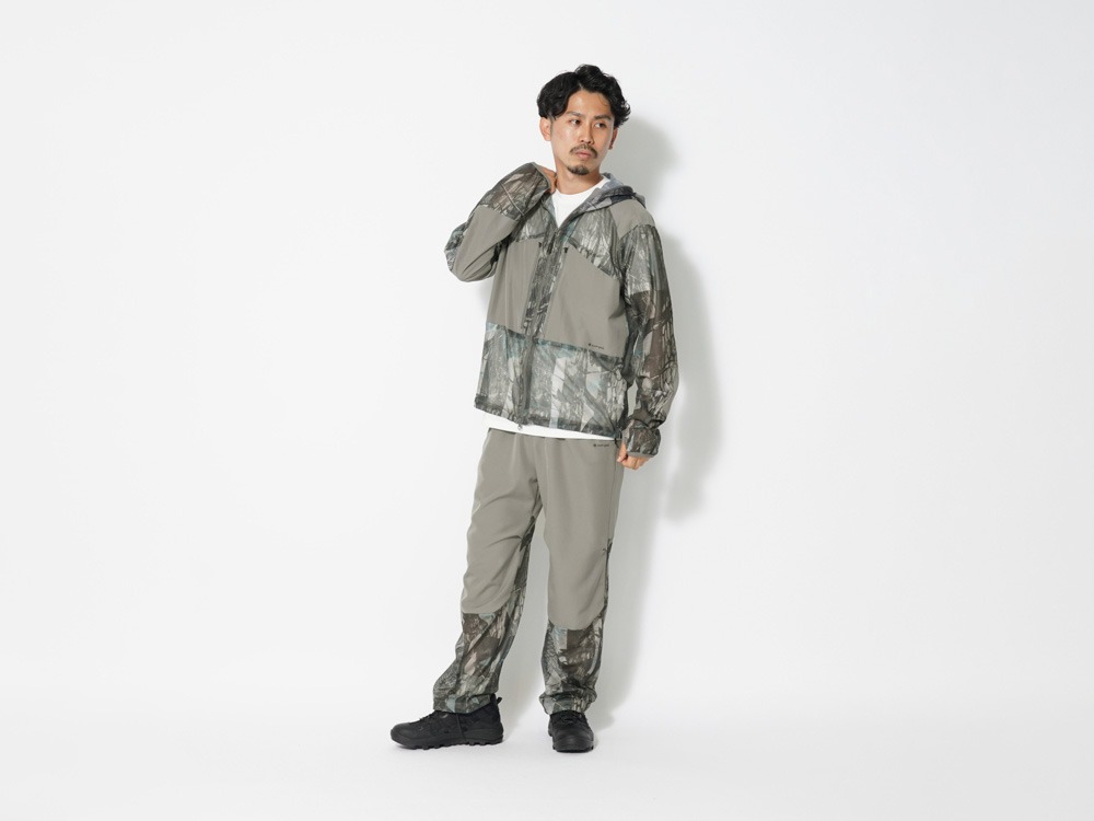 Printed Insect Shield Mesh Jacket S Grey(JK-23SU01402GY