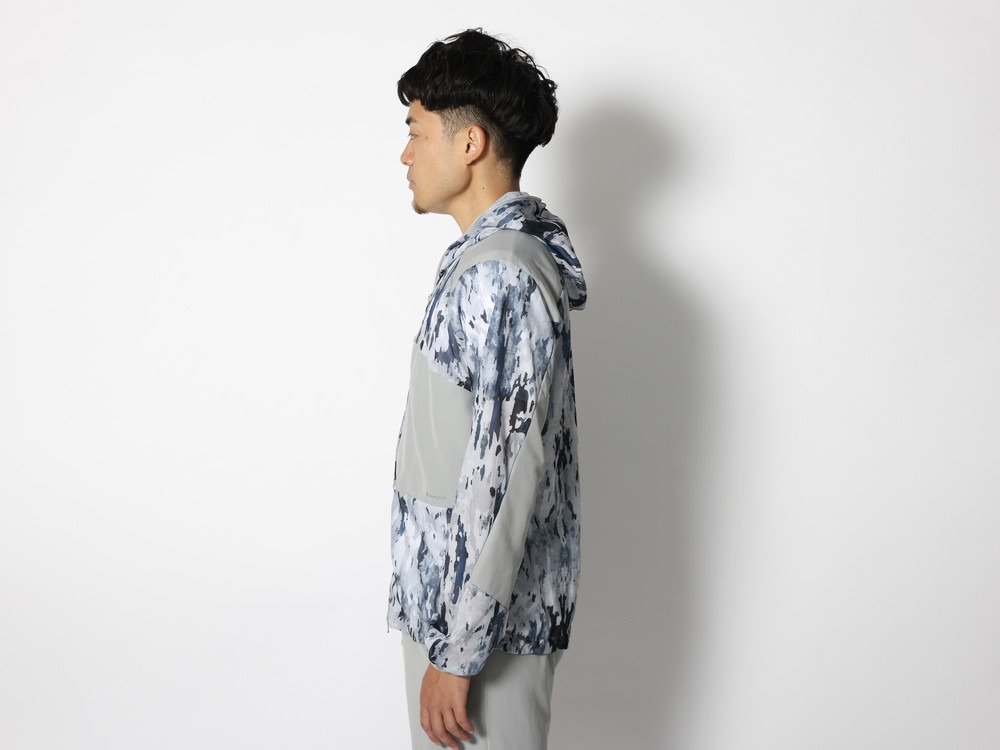 Printed Insect Shield Mesh Jacket M Lightgrey