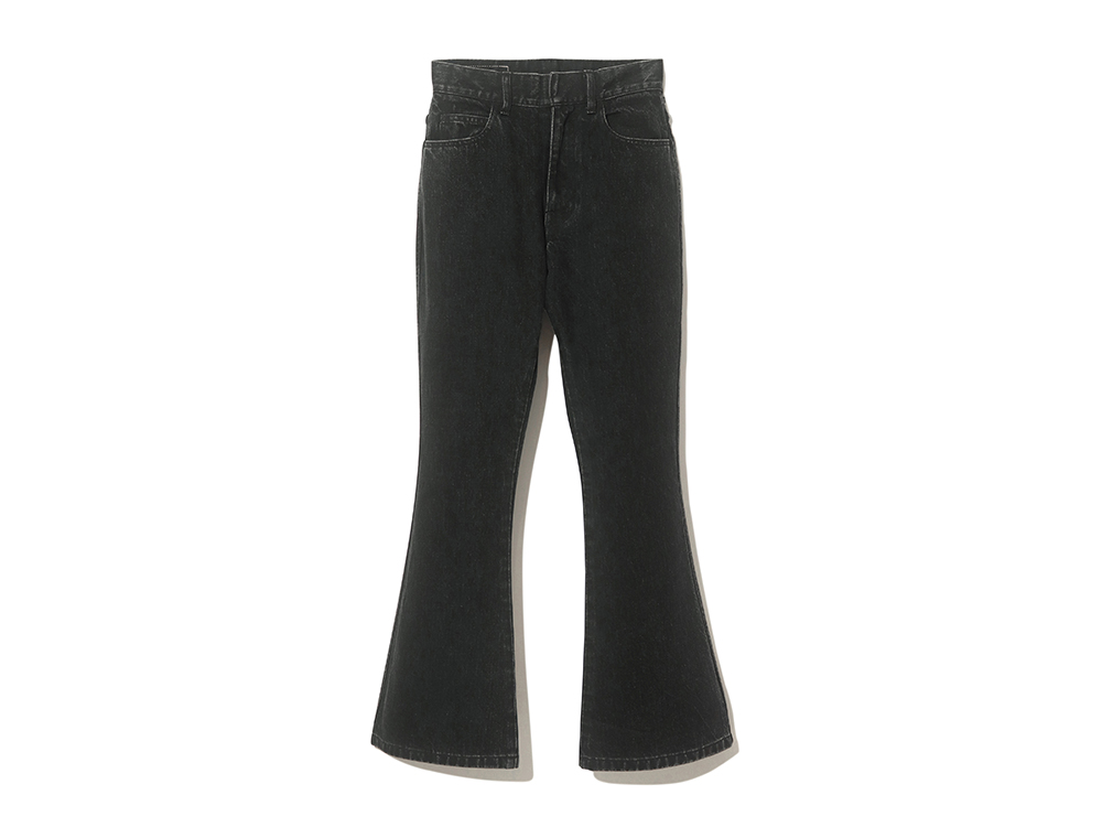 Three Pockets Black Jeans PantsFlare