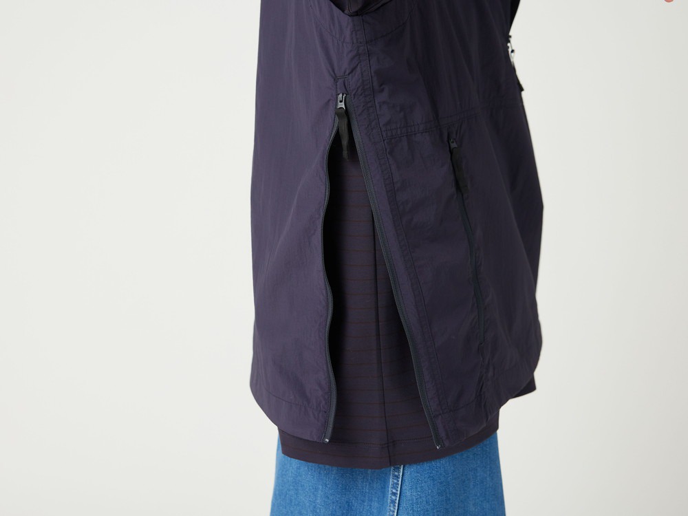 【先行予約商品】Nylon Tussah Utility Storage Vest M LIGHT GREY