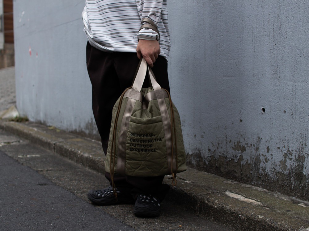 Quilted Ripstop Tote One OLIVE