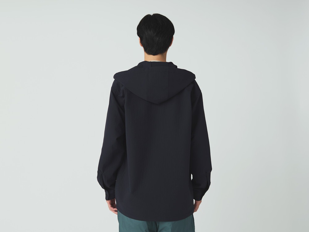 【先行予約商品】Easy Cloth Hooded Shirt M OLIVE
