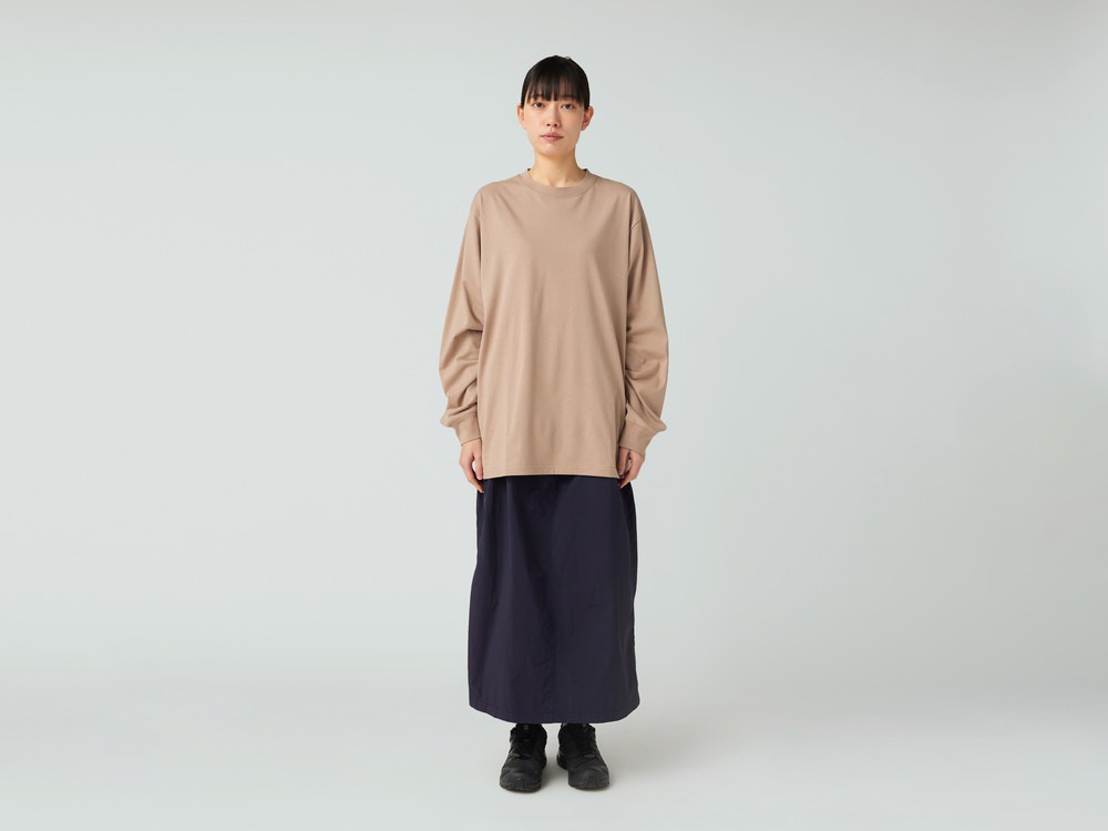 【先行予約商品】Nylon Tussah Utility Storage Skirt 2 LIGHT GREY