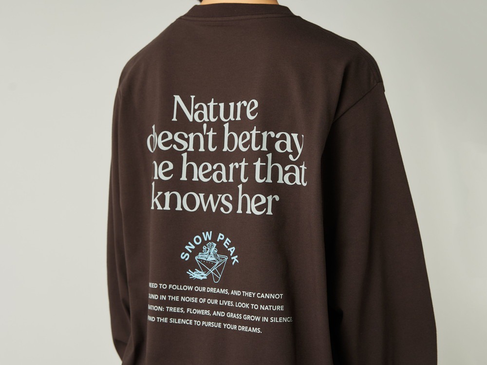 Living With Nature L/S T-Shirt XXL DBR