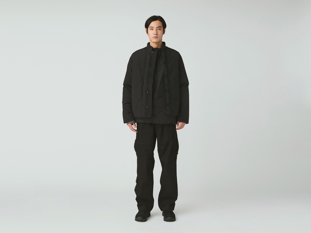 Garment Dyed Down Jacket S NAVY