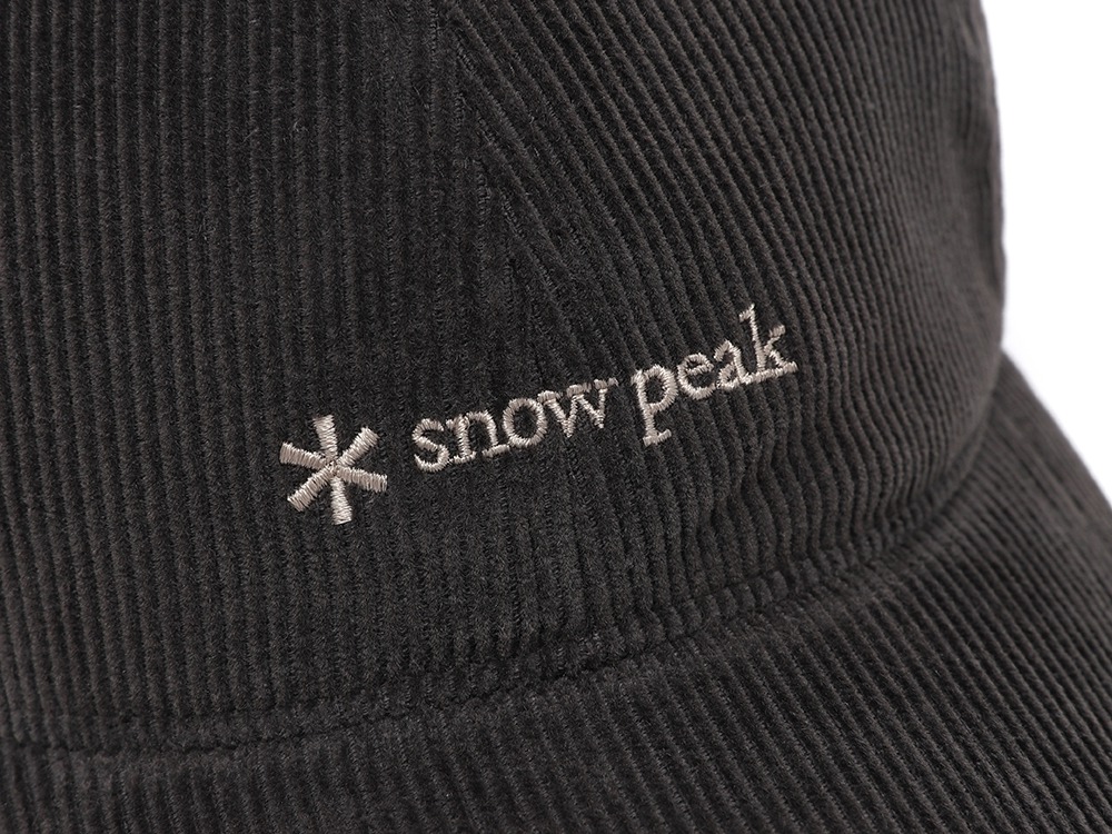 Corduroy Ball Cap S DARK CHARCOAL
