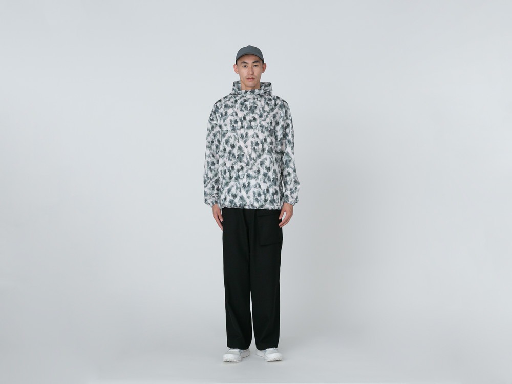 PrintedBreathable QuickDry Anorak S GREEN PT
