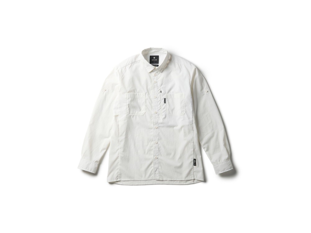 Utility Field Long Sleeve Stretch Dry Shirt S WHITE