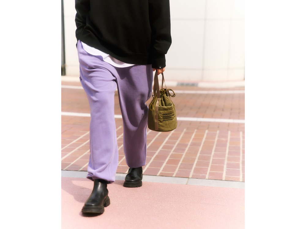 Garment Dyed Pants S PURPLE