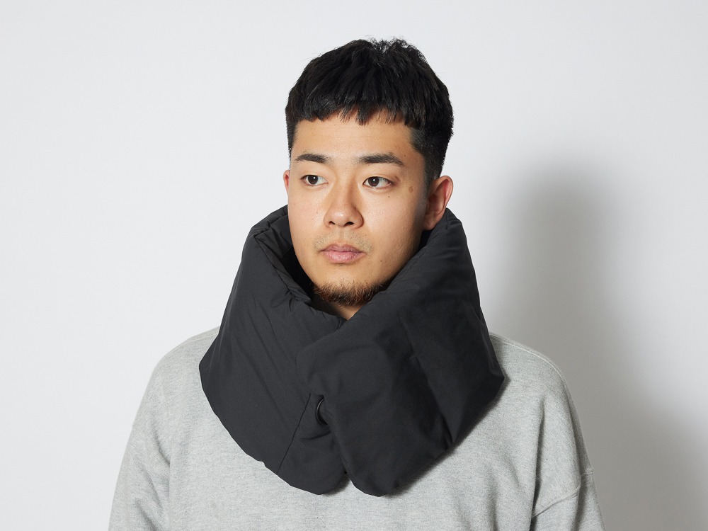 2L Octa Down Neck Warmer One Black