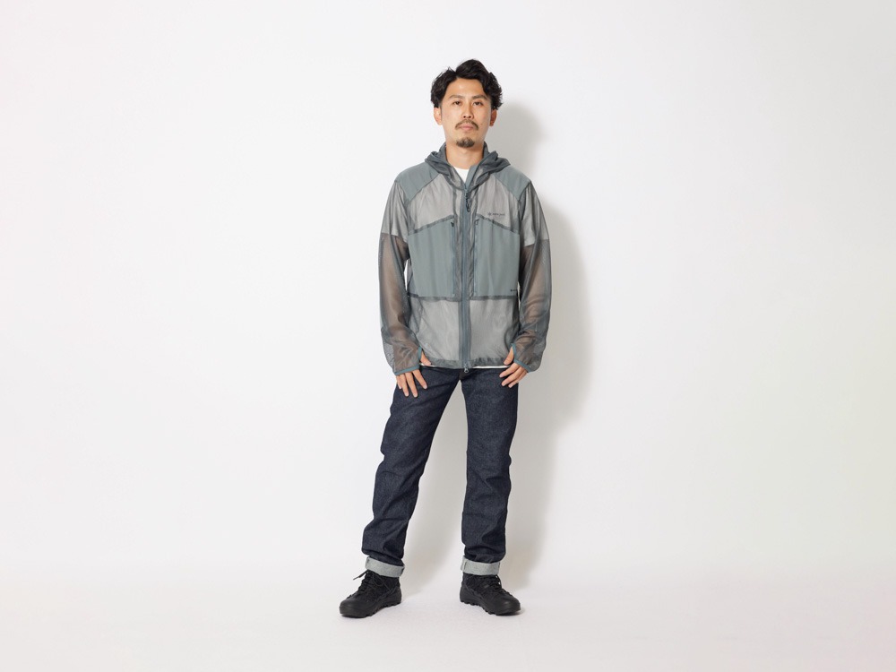 可愛いクリスマスツリーやギフトが！ Mesh snowpeak Jacket ジャケットL マルチポケット メッシュ ジャケット・アウター