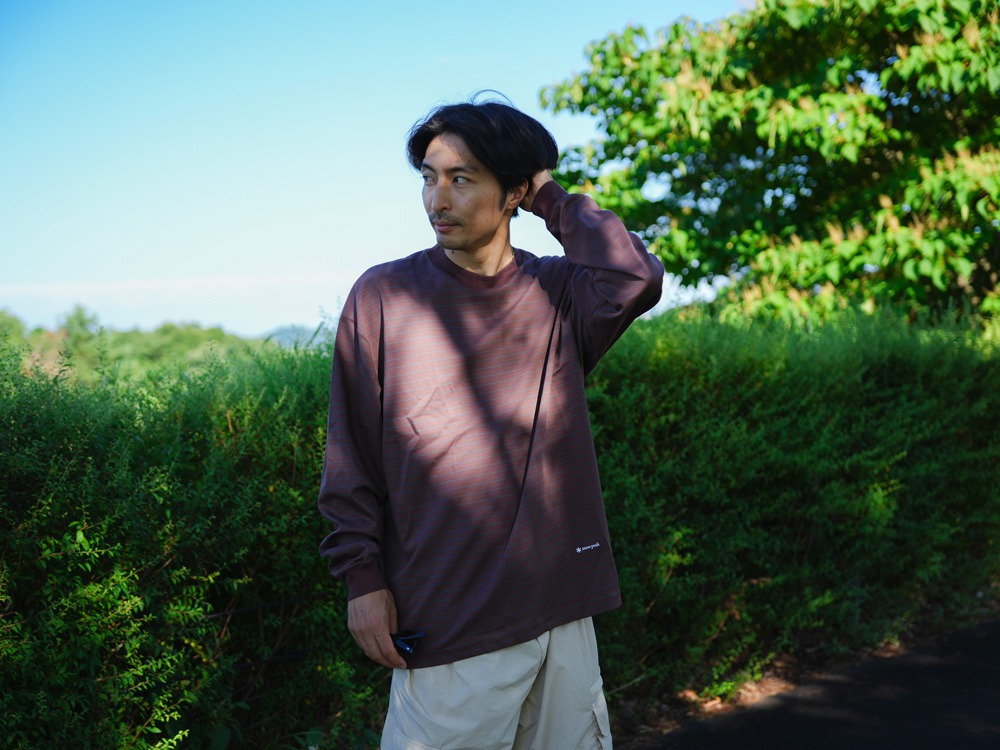 OG CottonMercerizedBD L/S T-Shirt M BLUE BD