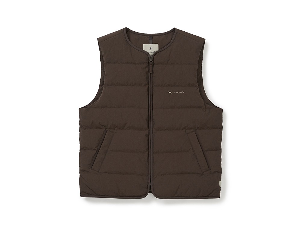 Land Women's Lightweight Down Vest M CHOCO BROWN