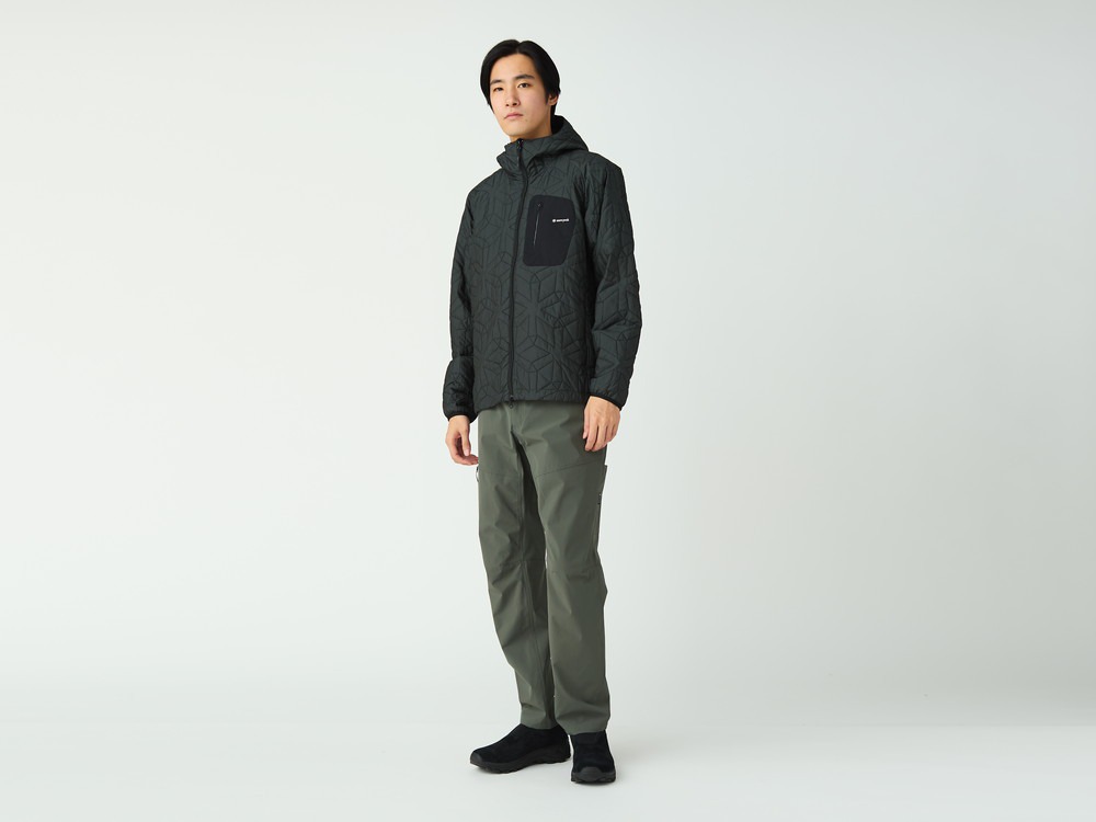 Quilted Insulation Jacket S BLACK