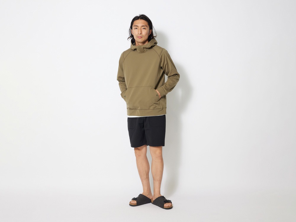 Air Dry Sweat Parka S Black