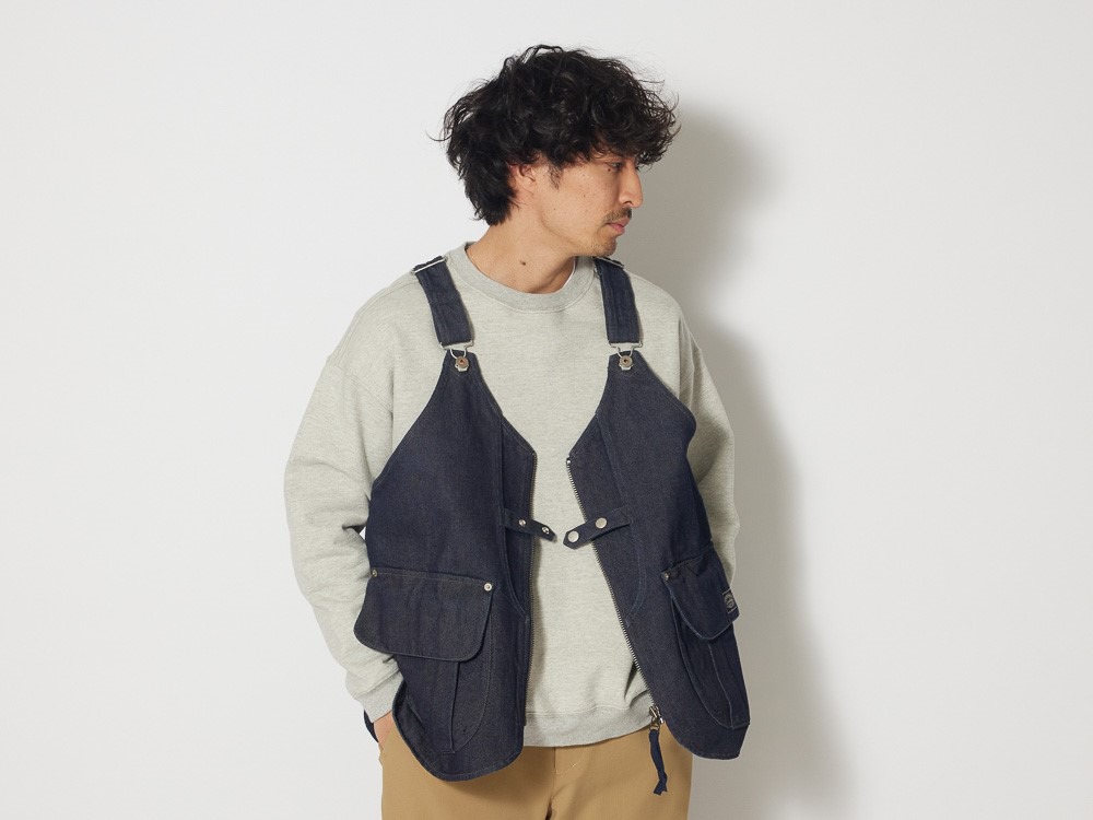 TAKIBI Denim Vest M Black(JK-23AU10703BK) | TAKIBI シリーズの通販 ...