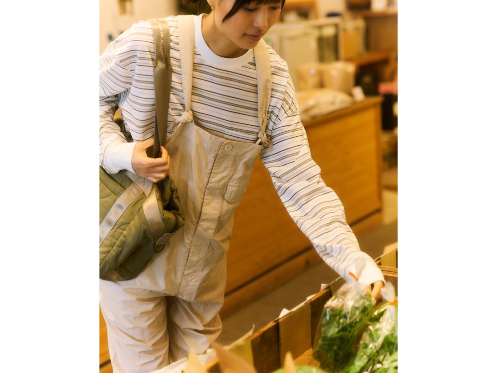 Garment Dyed Overalls 1 IVORY