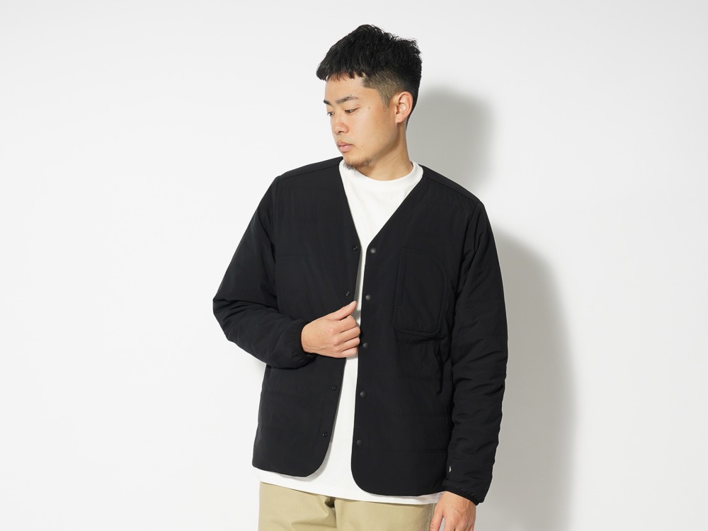 Flexible Insulated Cardigan M Black(SW-23AU00103BK) | フレキシブル