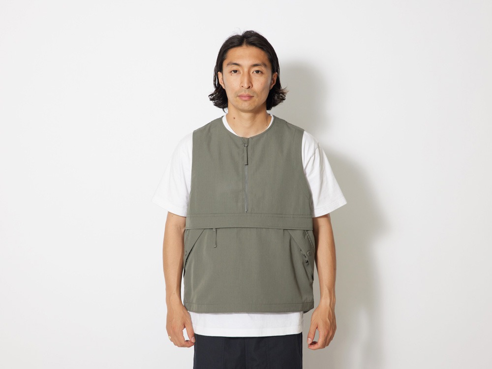 TAKIBI Weather Cloth Vest S Black