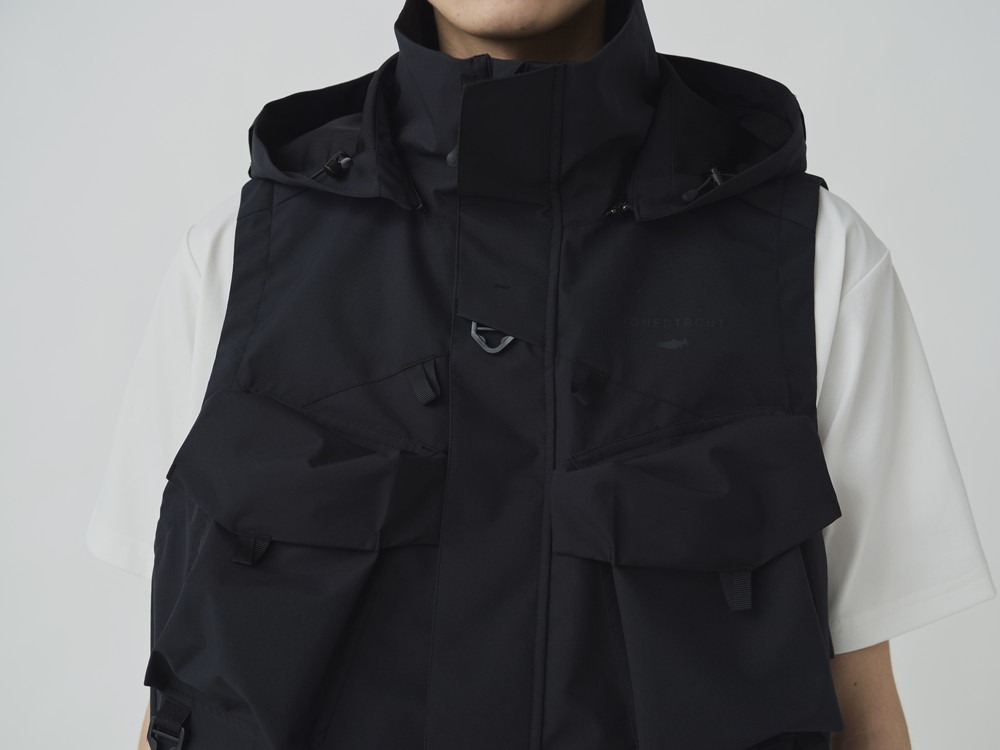 Toned Trout Active Vest S BLACK