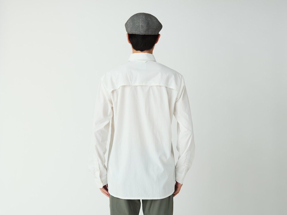 Utility Field Long Sleeve Stretch Dry Shirt S WHITE
