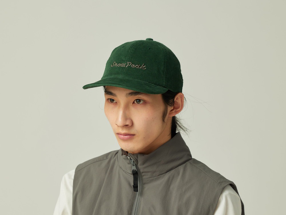 Corduroy Cap One DARK GREEN