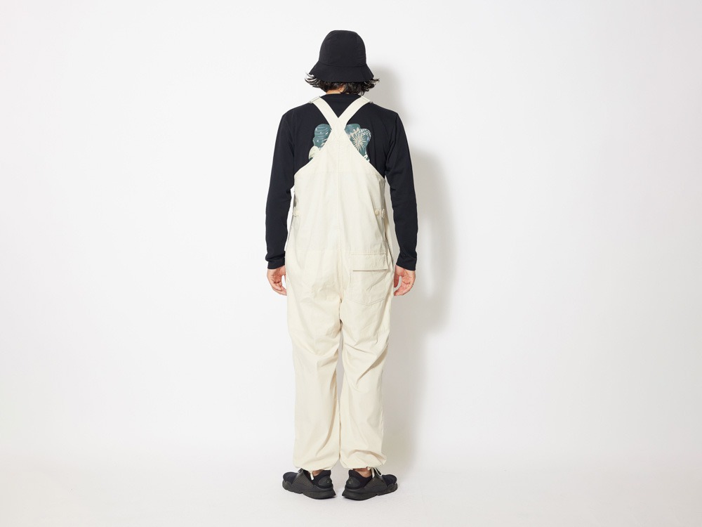 TAKIBI Light Ripstop Overalls L Black