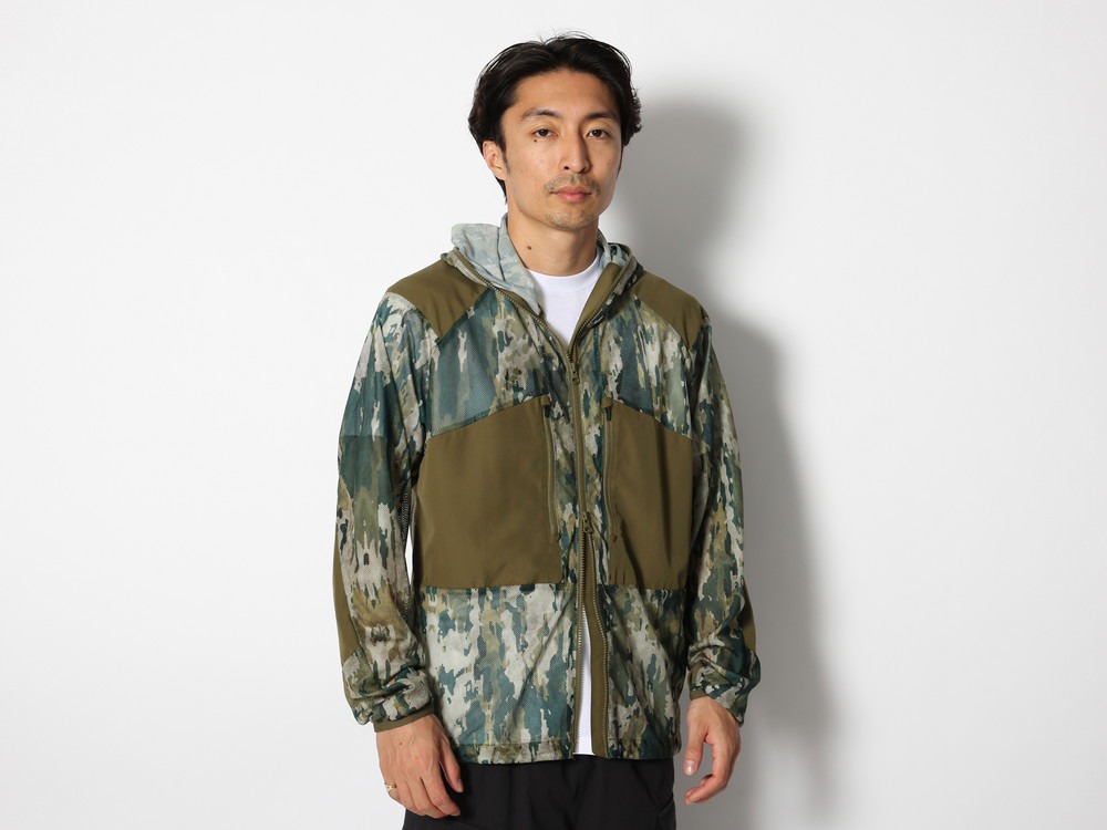 Printed Insect Shield Mesh Jacket 1 Lightgrey